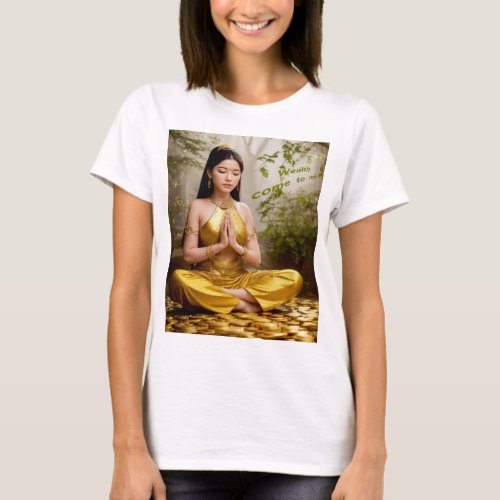Rowing to attract wealth T_Shirt