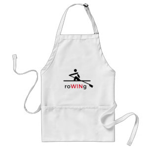 Rowing to WIN inspirational Adult Apron