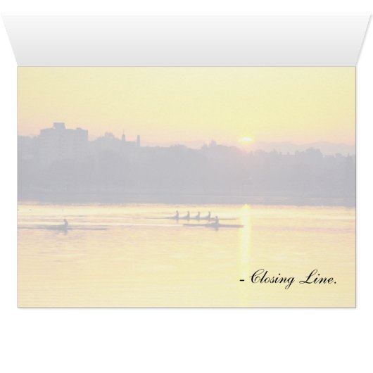 Rowing Training At Sunset (Inside Horizontal (Bottom))