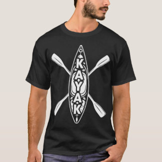 Rowing Water sports Regatta Kayak retro gift T-Shirt