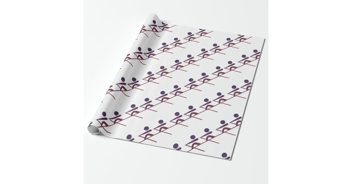 Rowing Wrapping Paper Zazzle