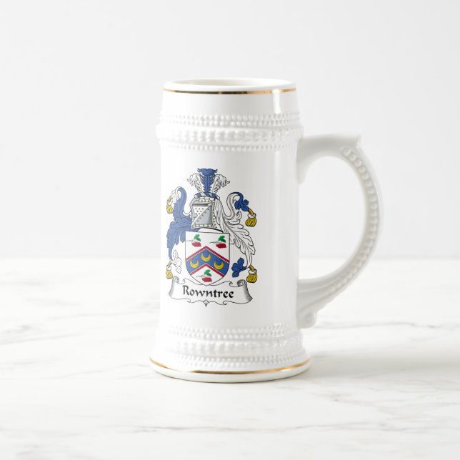 Rowntree Family Crest Beer Stein (Right)