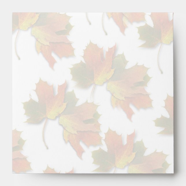 Rows of Fall Leaves Envelope (Front)