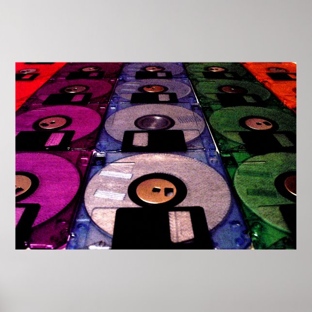Rows of Floppies Poster (Front)
