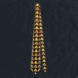 Rows of Hamentashen Neck Tie<br><div class="desc">Rows of illustrated hamentashen cookies filled with fruits,  chocolate and poppy seeds.</div>