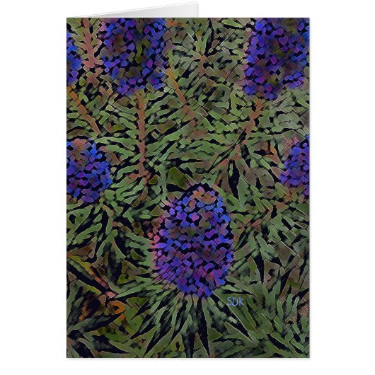 Rows of Lavender Cards (Front)