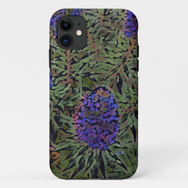 Rows of Lavender Case-Mate iPhone Case (Back)