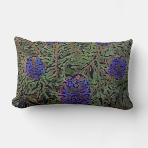 Rows of Lavender Lumbar Pillow