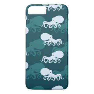 Rows Of Octopus Pattern iPhone 8 Plus/7 Plus Case