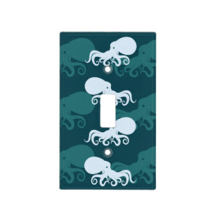 Rows Of Octopus Pattern Light Switch Cover