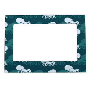 Rows Of Octopus Pattern Magnetic Frame