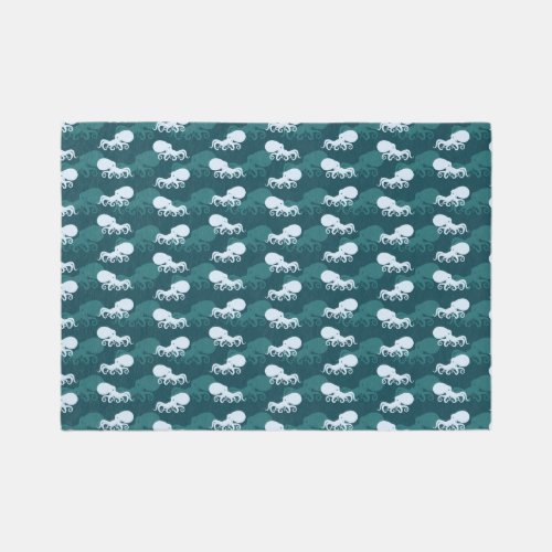 Rows Of Octopus Pattern Rug