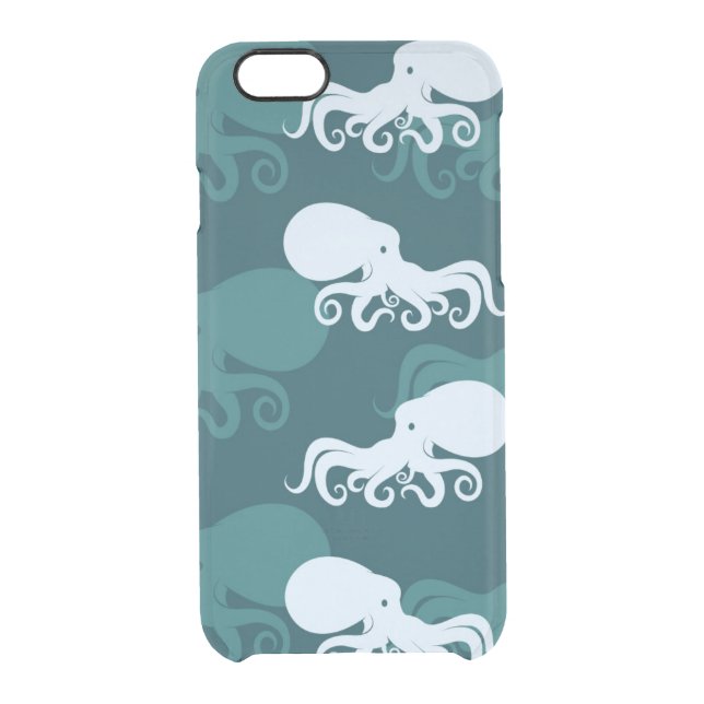 Rows Of Octopus Pattern Uncommon iPhone Case (Back)