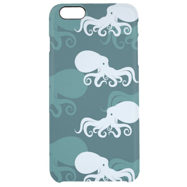 Rows Of Octopus Pattern Uncommon iPhone Case (Back)