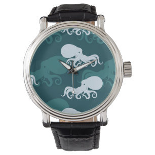 Rows Of Octopus Pattern Watch