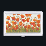 Rows of Poppies I Case For Business Cards<br><div class="desc">Floral</div>