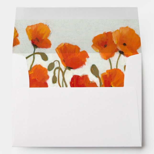Rows of Poppies I Envelope (Back (Bottom))
