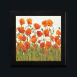 Rows of Poppies I Jewelry Box<br><div class="desc">Floral</div>