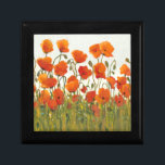Rows of Poppies I Jewelry Box<br><div class="desc">Floral</div>
