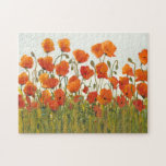 Rows of Poppies I Jigsaw Puzzle<br><div class="desc">Floral</div>