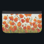 Rows of Poppies I Phone Wallet<br><div class="desc">Floral</div>