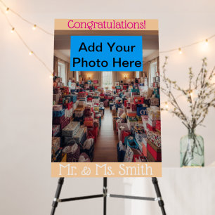 Rows of Wedding Gifts Foam Board