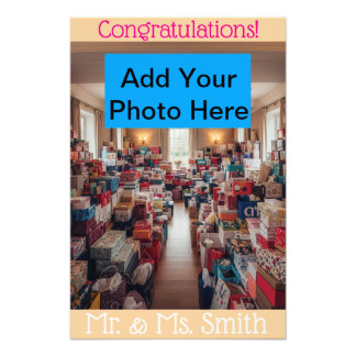 Rows of Wedding Gifts Photo Print