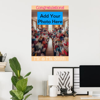 Rows of Wedding Gifts Poster