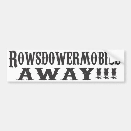 Rowsdower Mobile AWAY Sticker