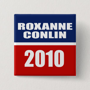 ROXANNE CONLIN FOR SENATE PINBACK BUTTON