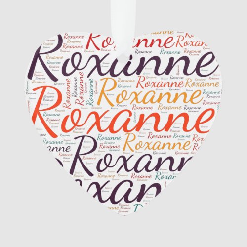 Roxanne Ornament