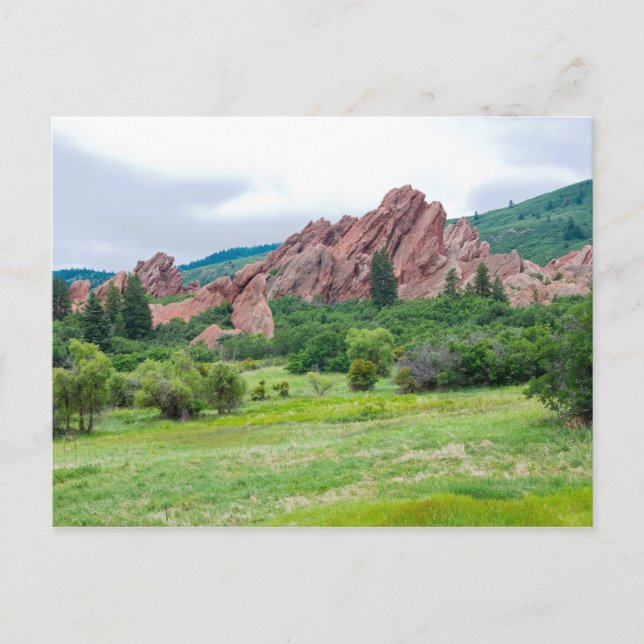 Roxborough Meadows Mountains and Spires Postcard (Front)