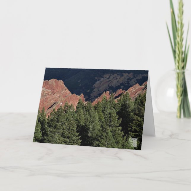 Roxborough Park Hogbacks, Hawthorn View Card (Front)