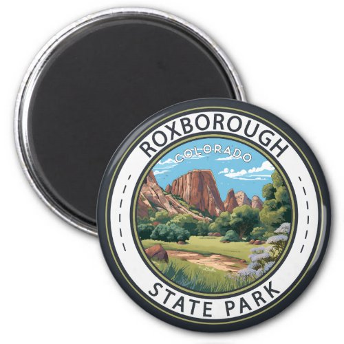 Roxborough State Park Colorado Badge Magnet