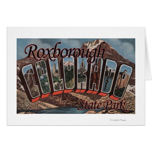 Roxborough State Park, Colorado Cards (Front Horizontal)