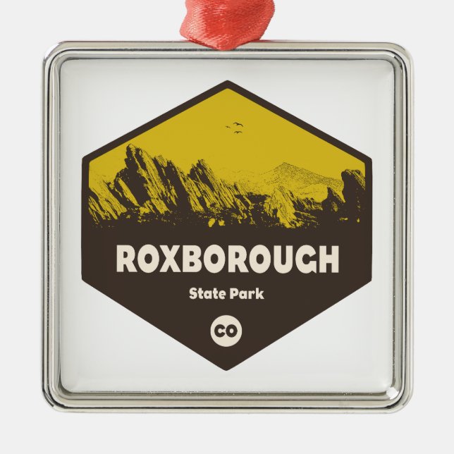 Roxborough State Park Colorado Metal Ornament (Front)