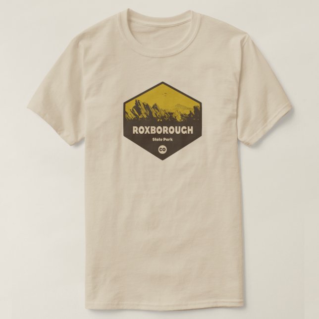 Roxborough State Park Colorado T-Shirt (Design Front)