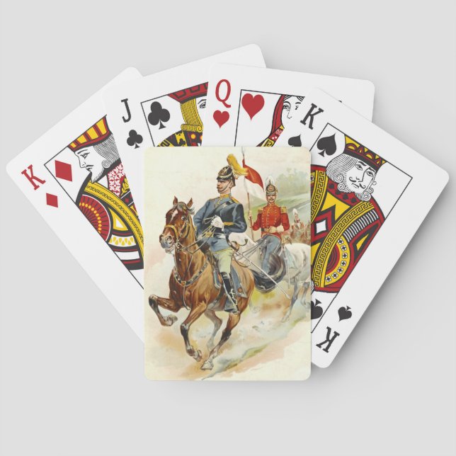 Roxbury Horse Guards 1895 Poker Cards (Back)