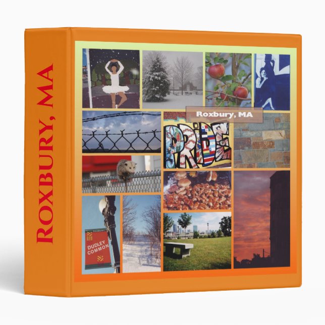 Roxbury, MA 3 Ring Binder (Front/Spine)