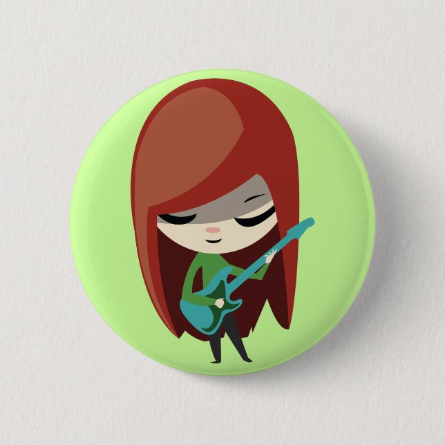 Roxie Rockstar Button (Front)