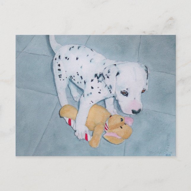 Roxie the Dalmatian Pup Postcard (Front)