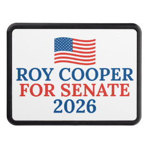 Roy Cooper for Senate 2026 Election Hitch Cover