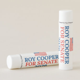 Roy Cooper for Senate 2026 Election Lip Balm
