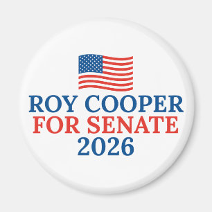 Roy Cooper for Senate 2026 Election Magnet