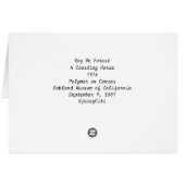 Roy De Forest A Coasting Horse 1976 Painting Cards (Back Horizontal)