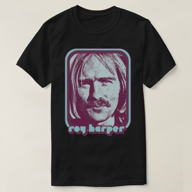 Roy Harper Retro Style Fan Art Design T-Shirt (Design Front)