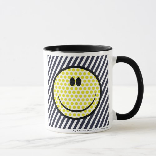 Roy Lichtenstein happy face mug
