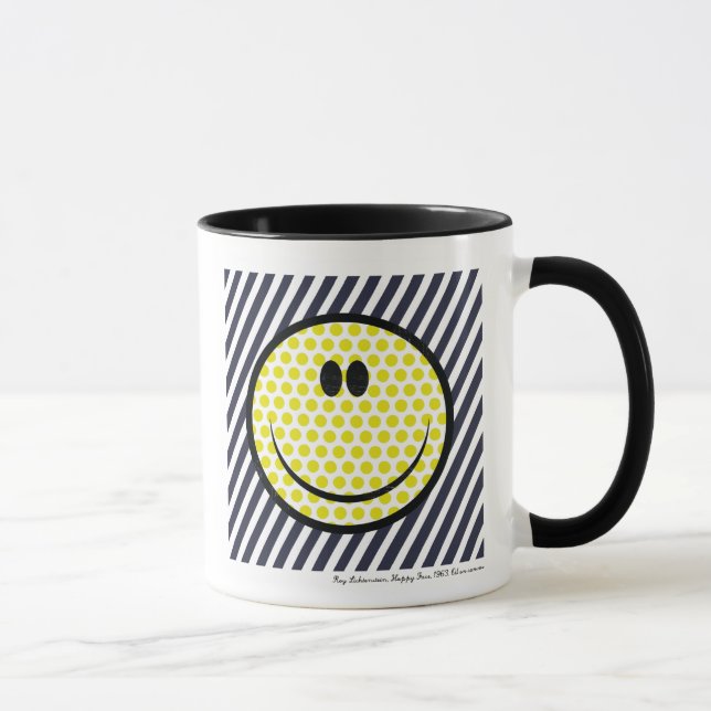 Roy Lichtenstein happy face mug (Right)