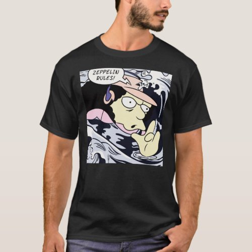 Roy Lichtenstein _ Zeppelin Rules  Classic T_Shirt