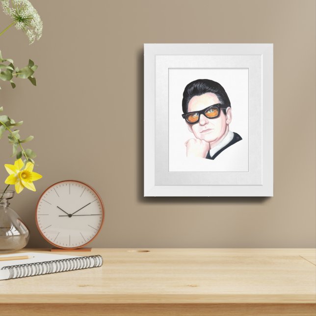 Roy Orbison Framed Art (Table Top)
